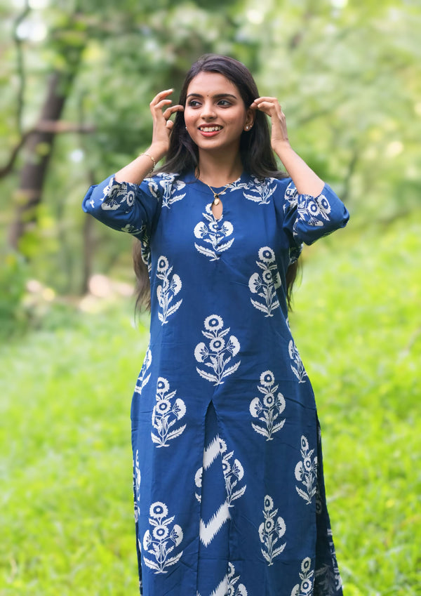 Iravya Blue Kurti